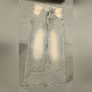 Women's Light Wash High Rise Wide Leg Jeans Size 28